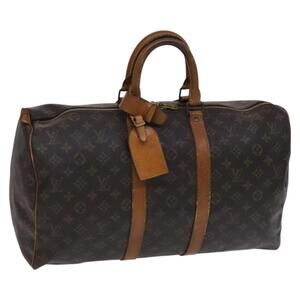 LOUIS VUITTON Monogram Keepall 45 Boston Bag M41428